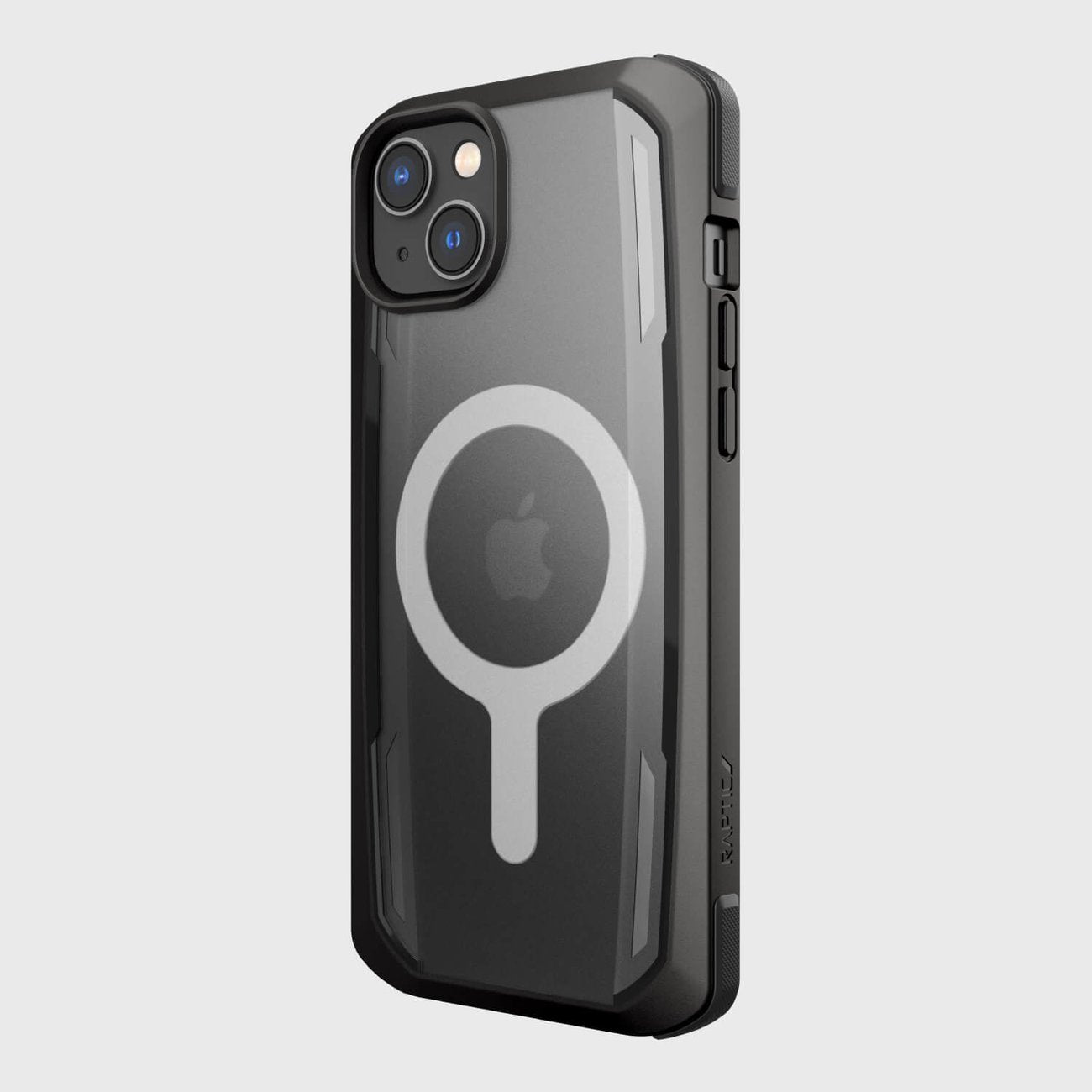 Raptic Secure Built MagSafe dėklas iPhone 14 Plus – juodas