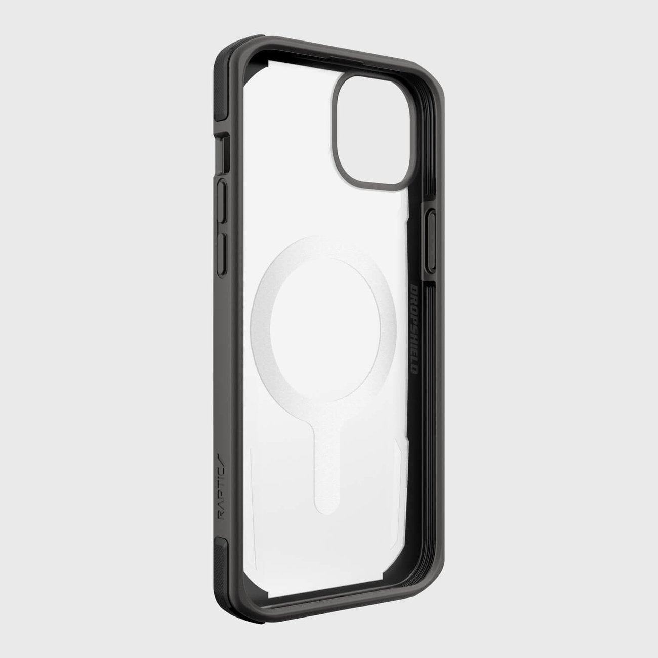 Raptic Secure Built MagSafe dėklas iPhone 14 Plus – juodas