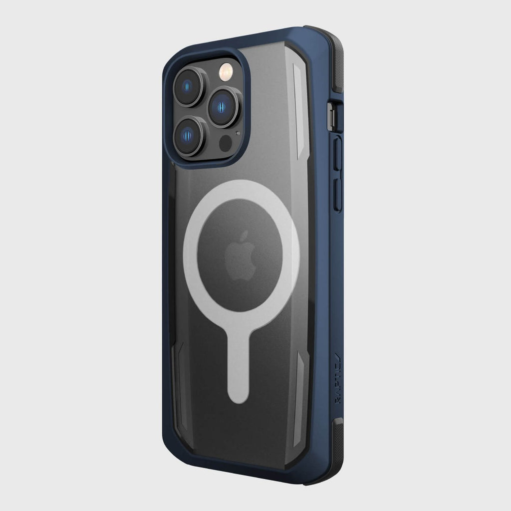 Raptic Secure MagSafe dėklas iPhone 14 Pro – mėlynas