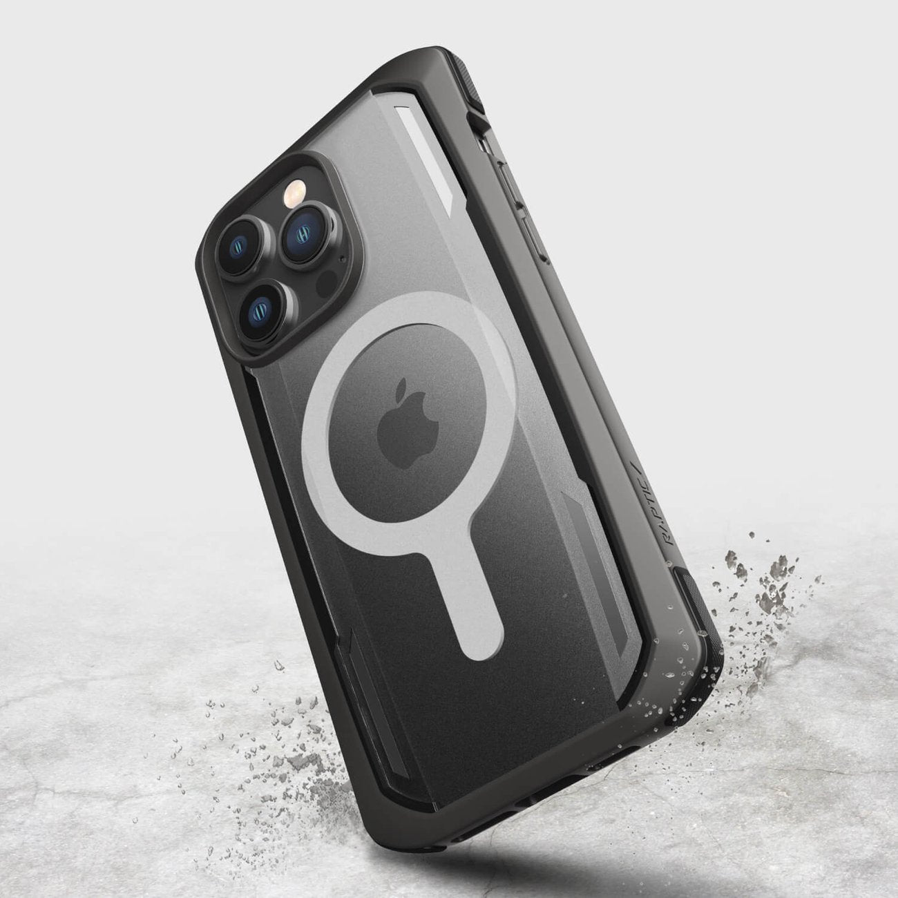 Raptic Secure Built MagSafe dėklas iPhone 14 Pro Max – juodas