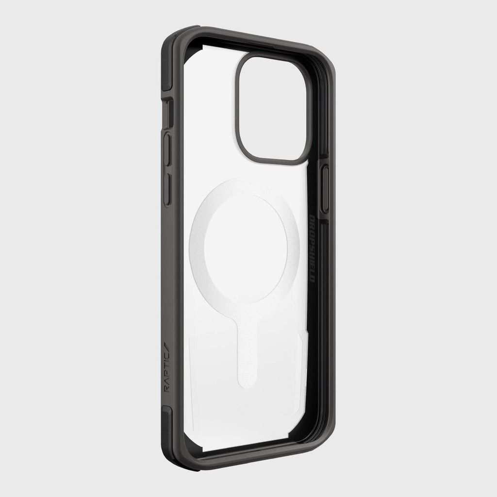Raptic Secure Built MagSafe dėklas iPhone 14 Pro Max – juodas