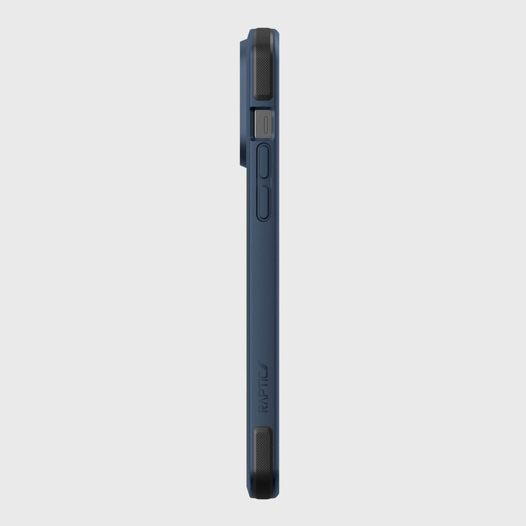 Raptic Secure built MagSafe dėklas iPhone 14 Pro Max – mėlynas