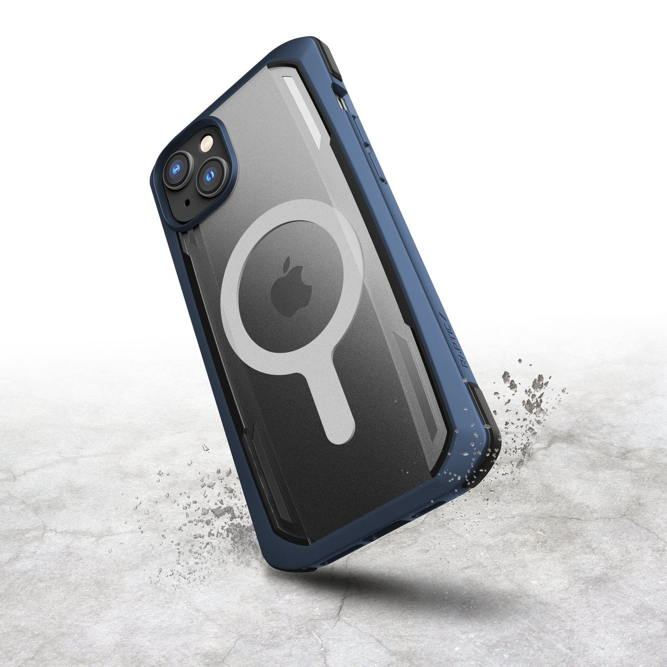 Raptic Secure built MagSafe dėklas iPhone 14 Pro Max – mėlynas