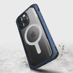 Raptic Secure built MagSafe dėklas iPhone 14 Pro Max – mėlynas