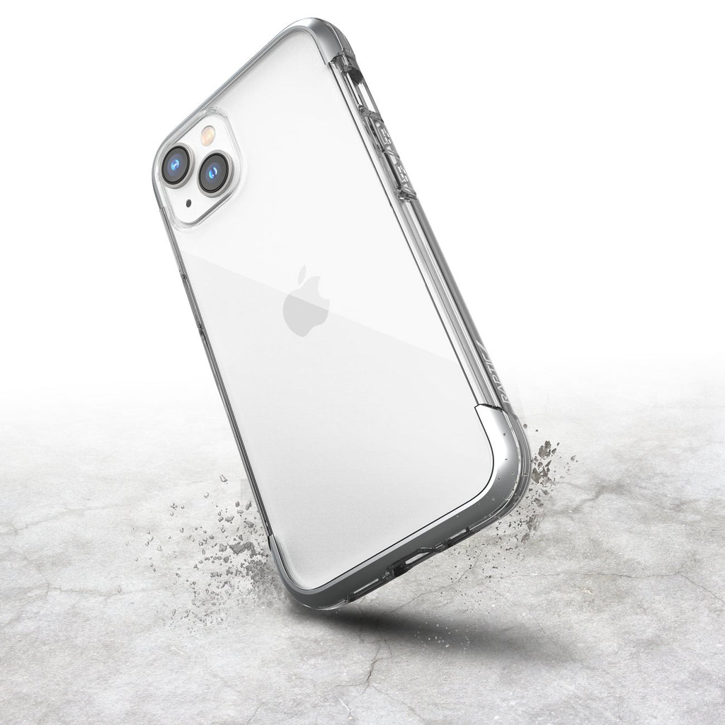 Raptic Air šarvuotas MagSafe dėklas iPhone 14 Plus – sidabrinis