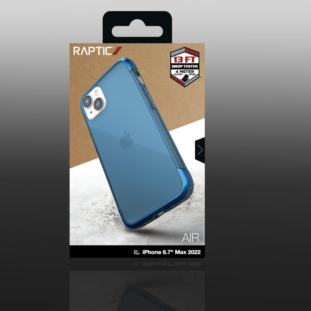 Raptic Air MagSafe dėklas iPhone 14 Plus – mėlynas