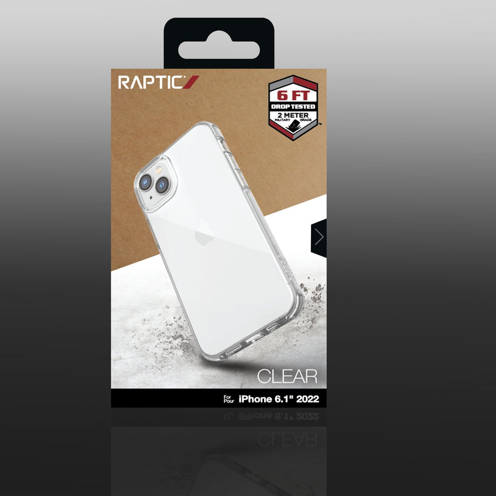 Raptic Clear MagSafe dėklas iPhone 14 – skaidrus