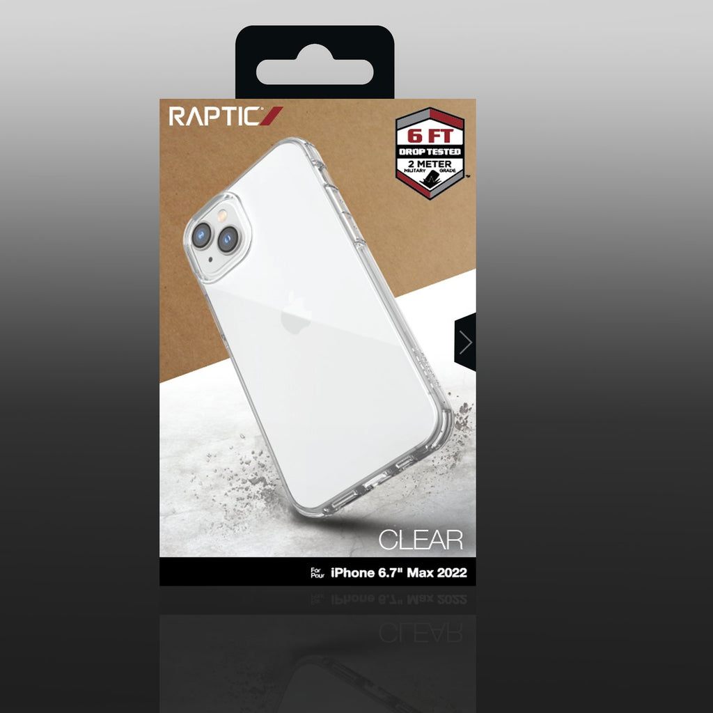 Raptic Clear MagSafe dėklas iPhone 14 Plus – skaidrus