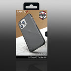 Raptic Clear MagSafe dėklas iPhone 14 Pro Max – juodas