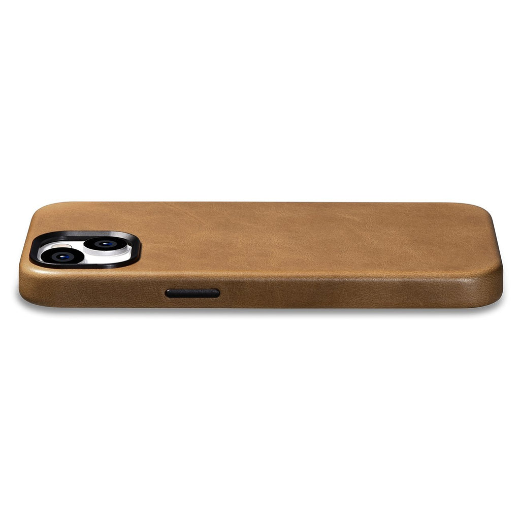 iCarer odinis MagSafe dėklas iPhone 14 Plus – rudas