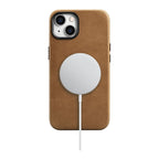 iCarer odinis MagSafe dėklas iPhone 14 Plus – rudas