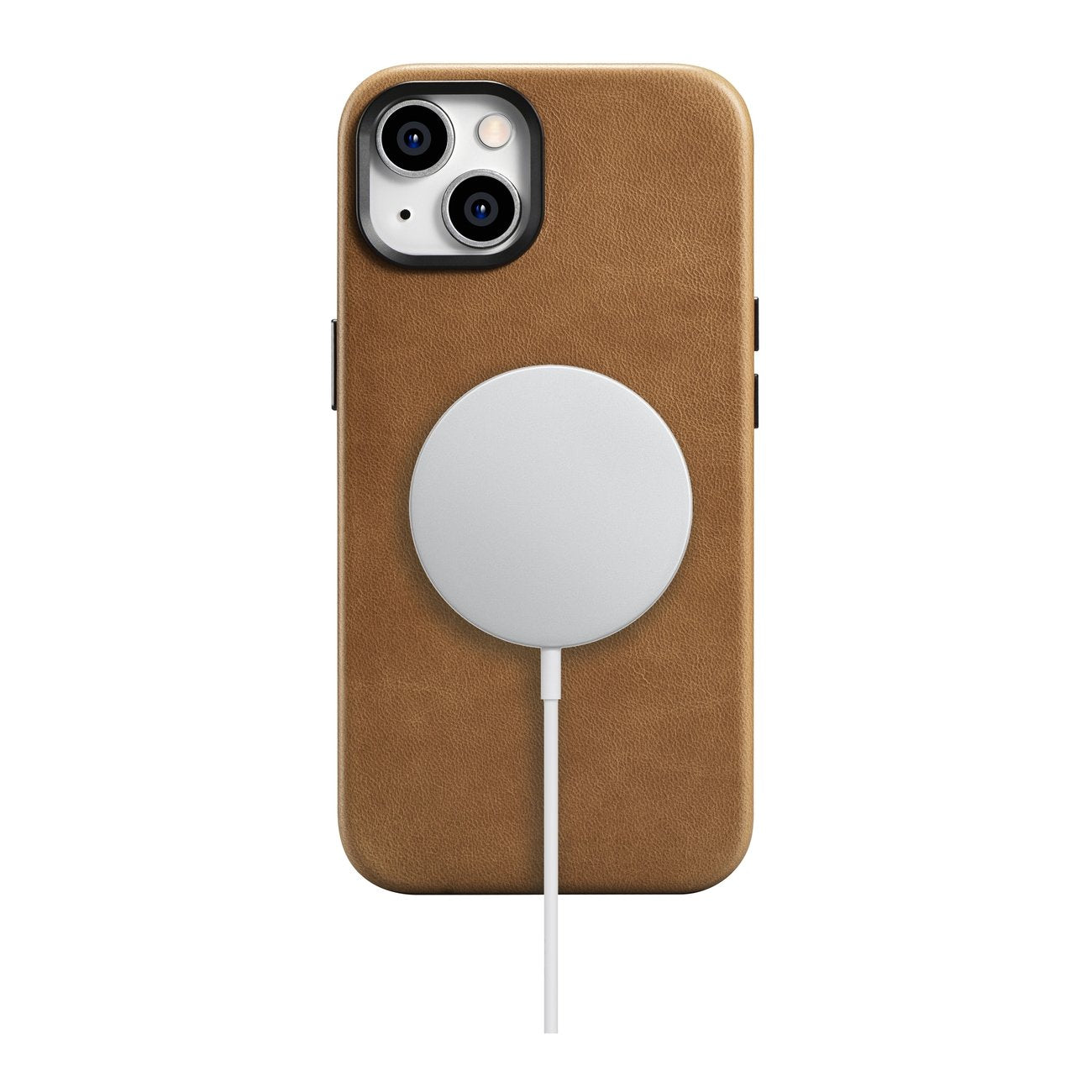iCarer odinis MagSafe dėklas iPhone 14 Plus – rudas