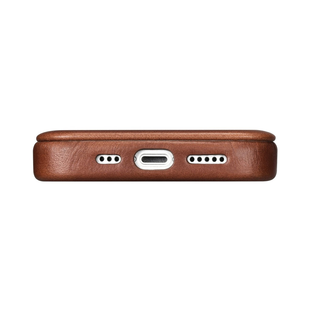 iCarer odinis MagSafe dėklas iPhone 14 Plus – rudas