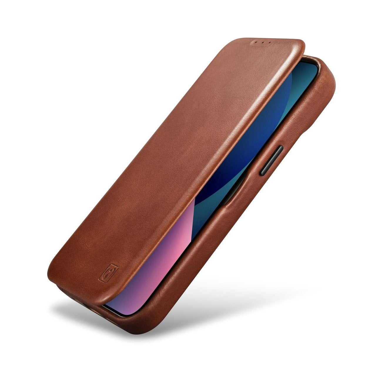 iCarer odinis MagSafe dėklas iPhone 14 Plus – rudas