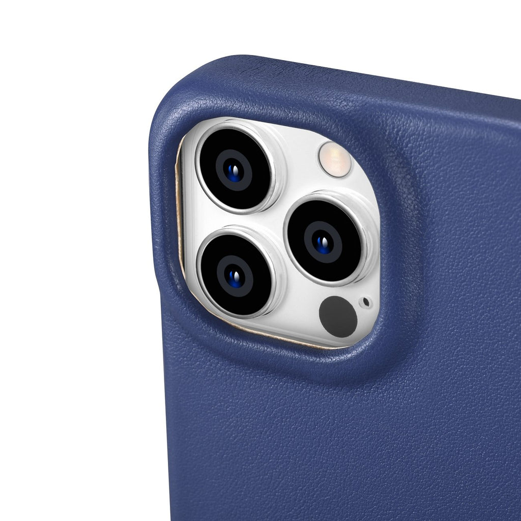 iCarer odinis MagSafe dėklas iPhone 14 Pro – mėlynas