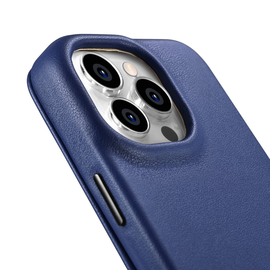 iCarer odinis MagSafe dėklas iPhone 14 Pro – mėlynas