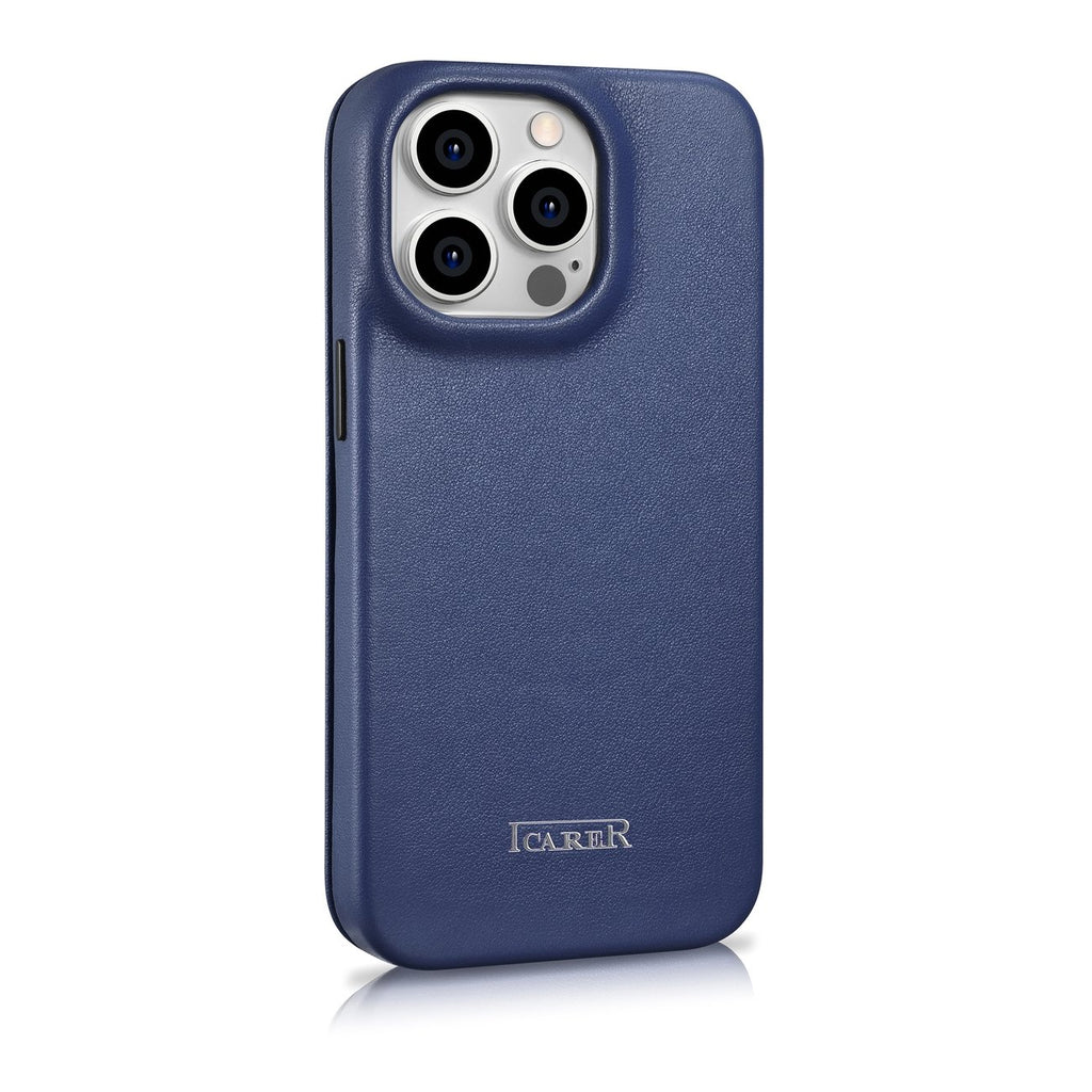 iCarer odinis MagSafe dėklas iPhone 14 Pro – mėlynas