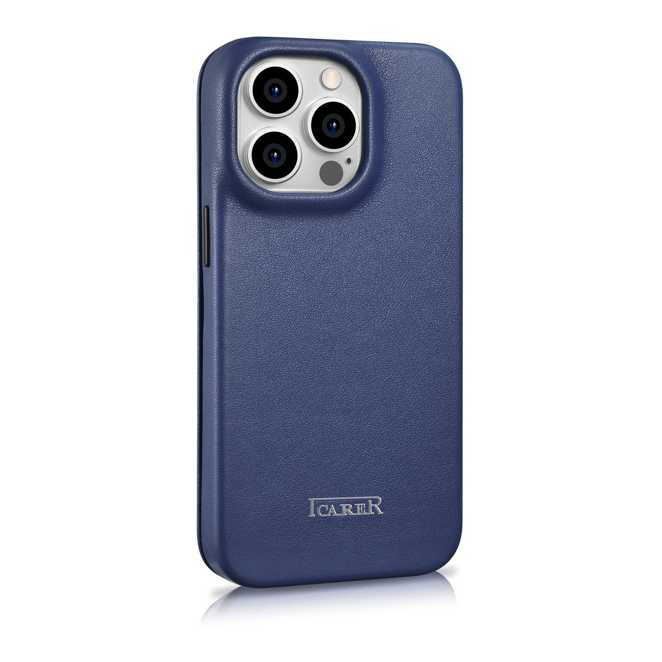 iCarer odinis MagSafe dėklas iPhone 14 Pro – mėlynas