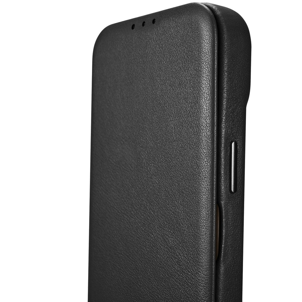 iCarer odinis atverčiamas MagSafe dėklas iPhone 14 Plus – juodas