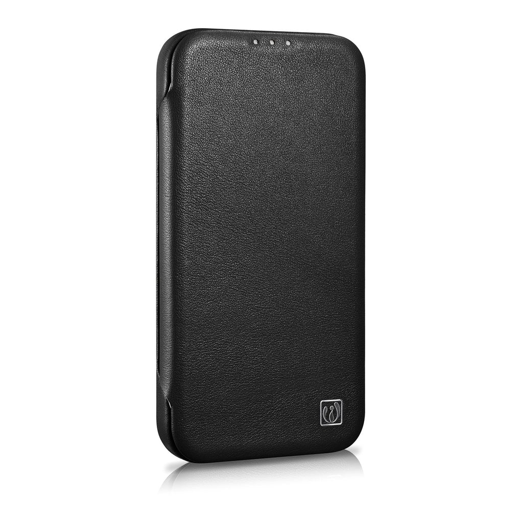 iCarer odinis atverčiamas MagSafe dėklas iPhone 14 Plus – juodas