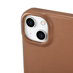 iCarer odinis MagSafe dėklas iPhone 14 Plus – rudas