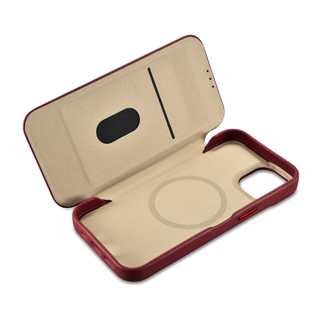 iCarer odinis MagSafe dėklas iPhone 14 Plus – raudonas