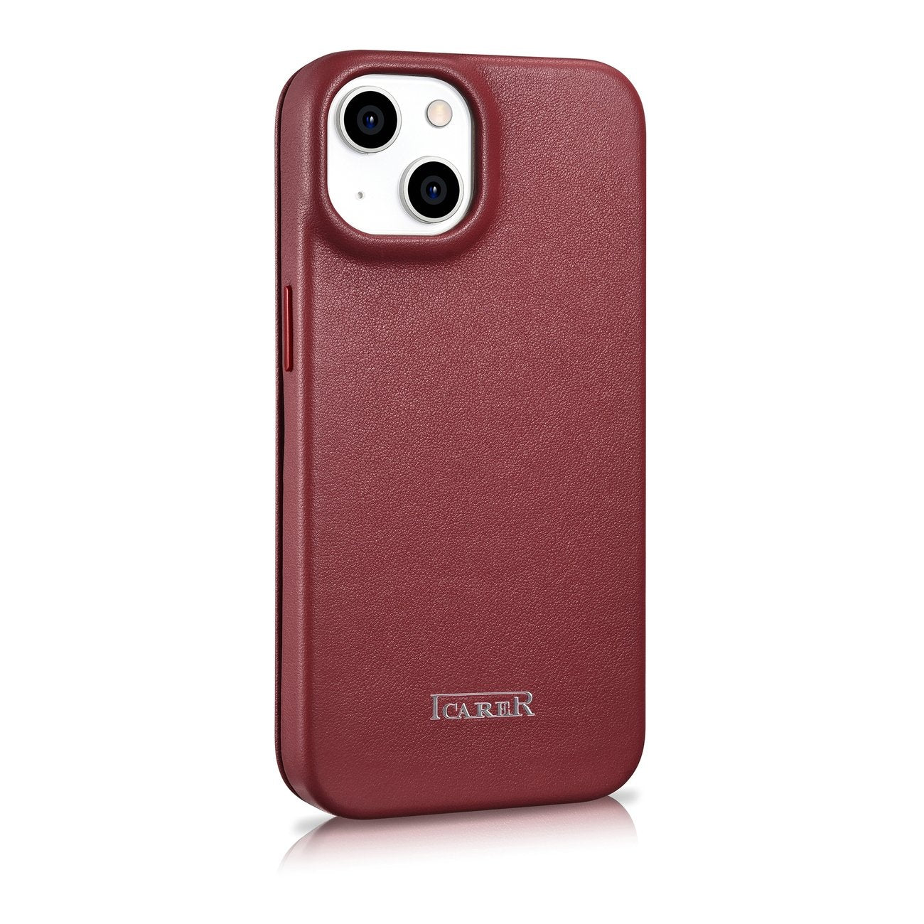 iCarer odinis MagSafe dėklas iPhone 14 Plus – raudonas