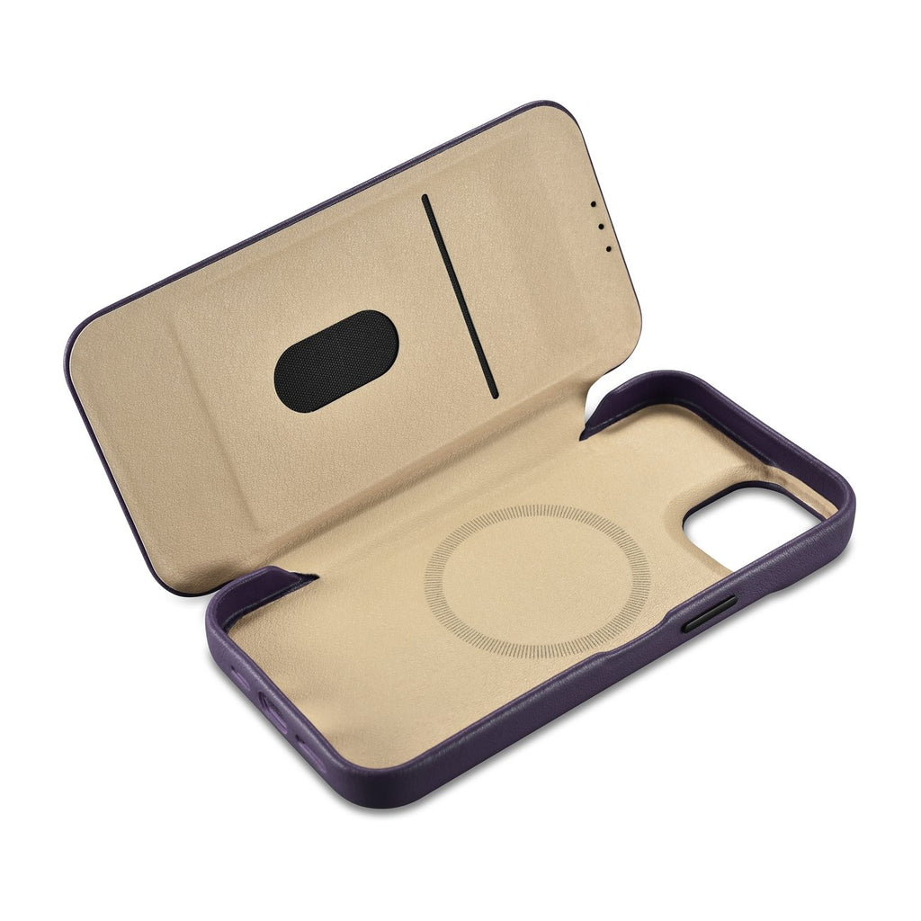 iCarer odinis MagSafe dėklas iPhone 14 Plus – violetinis