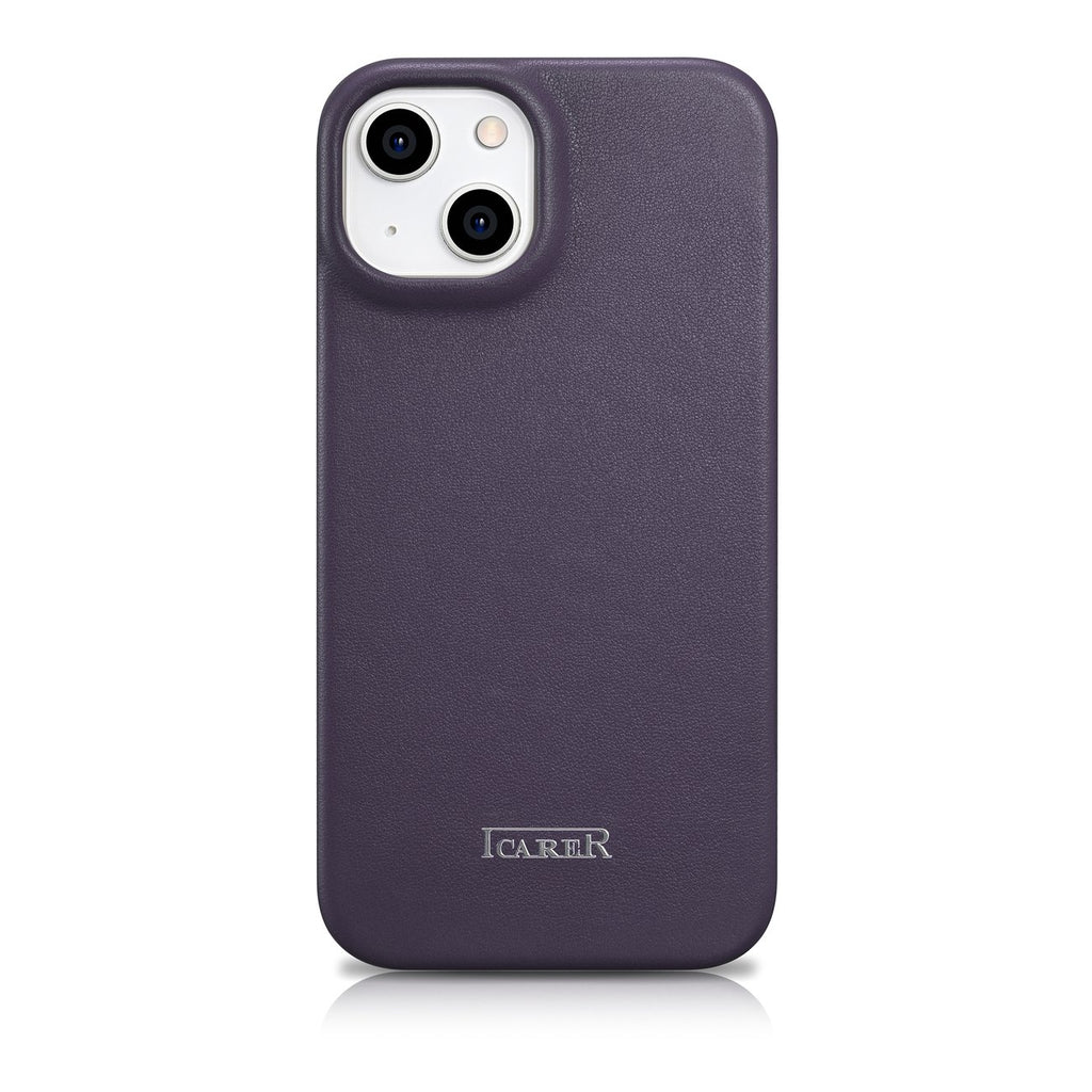 iCarer odinis MagSafe dėklas iPhone 14 Plus – violetinis