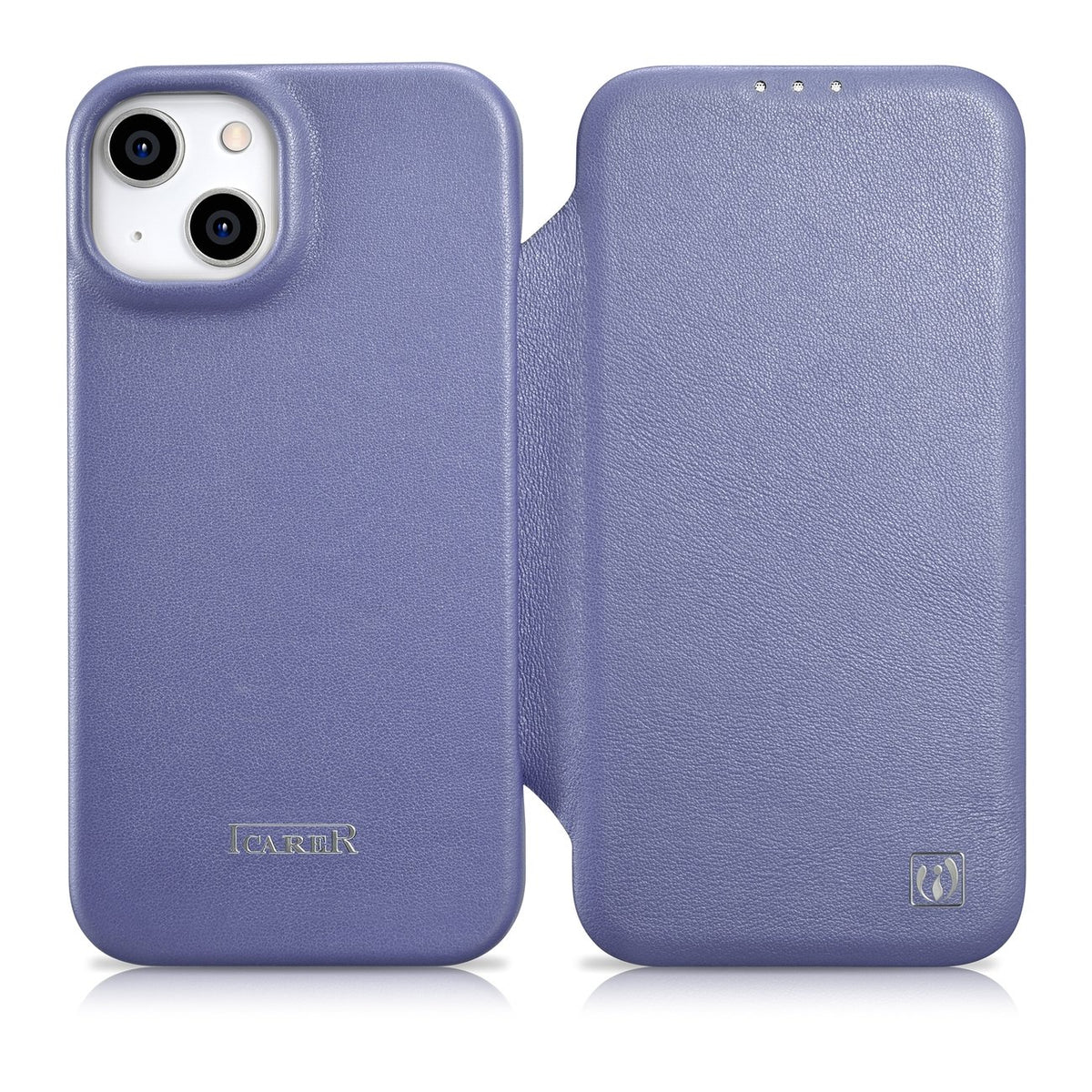 iCarer odinis MagSafe dėklas iPhone 14 Plus – violetinis