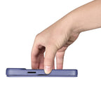iCarer odinis MagSafe dėklas iPhone 14 Plus – violetinis