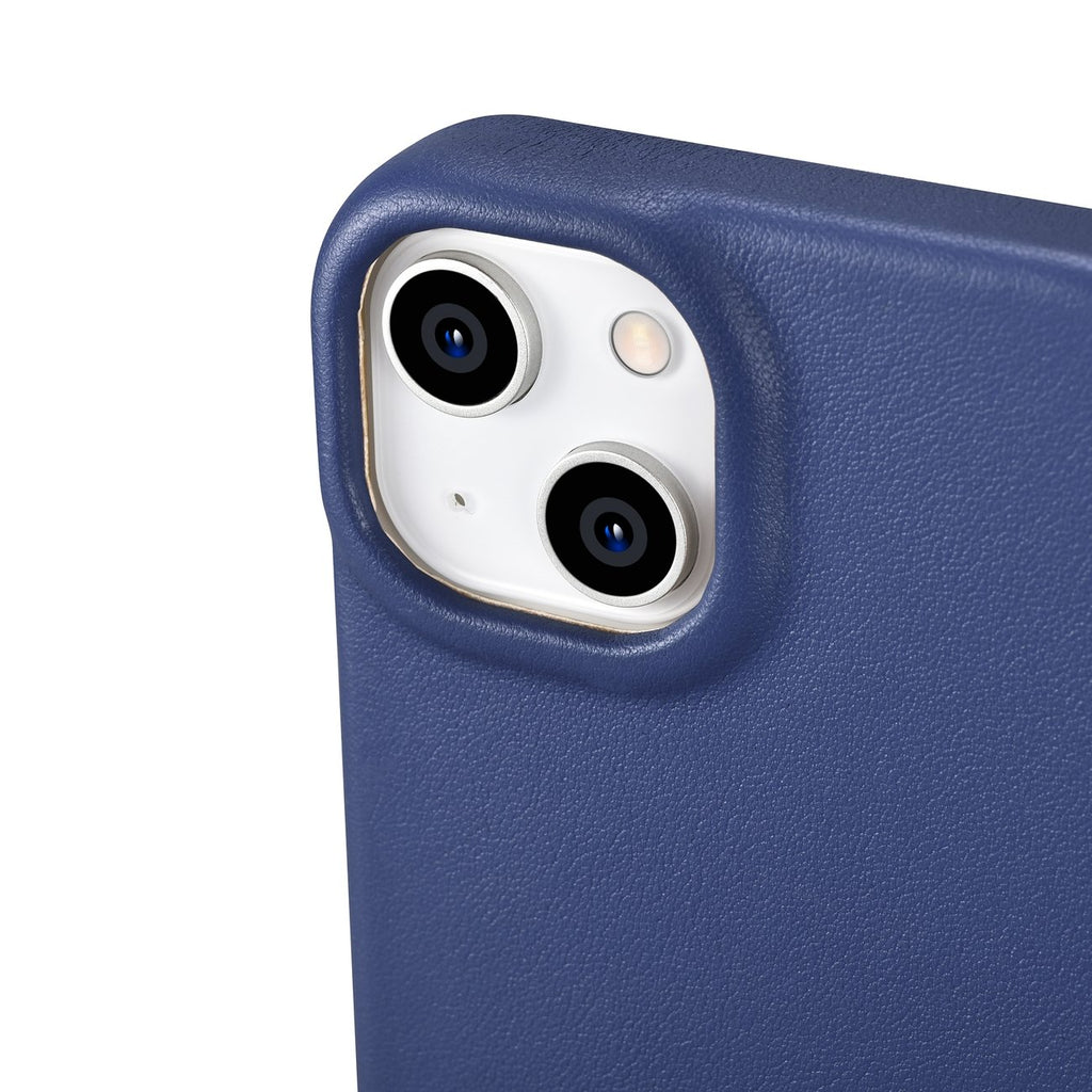 iCarer odinis MagSafe dėklas iPhone 14 Plus – mėlynas