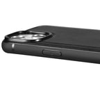 iCarer natūralios odos dėklas iPhone 14 Plus – juodas