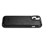 iCarer natūralios odos dėklas iPhone 14 Plus – juodas