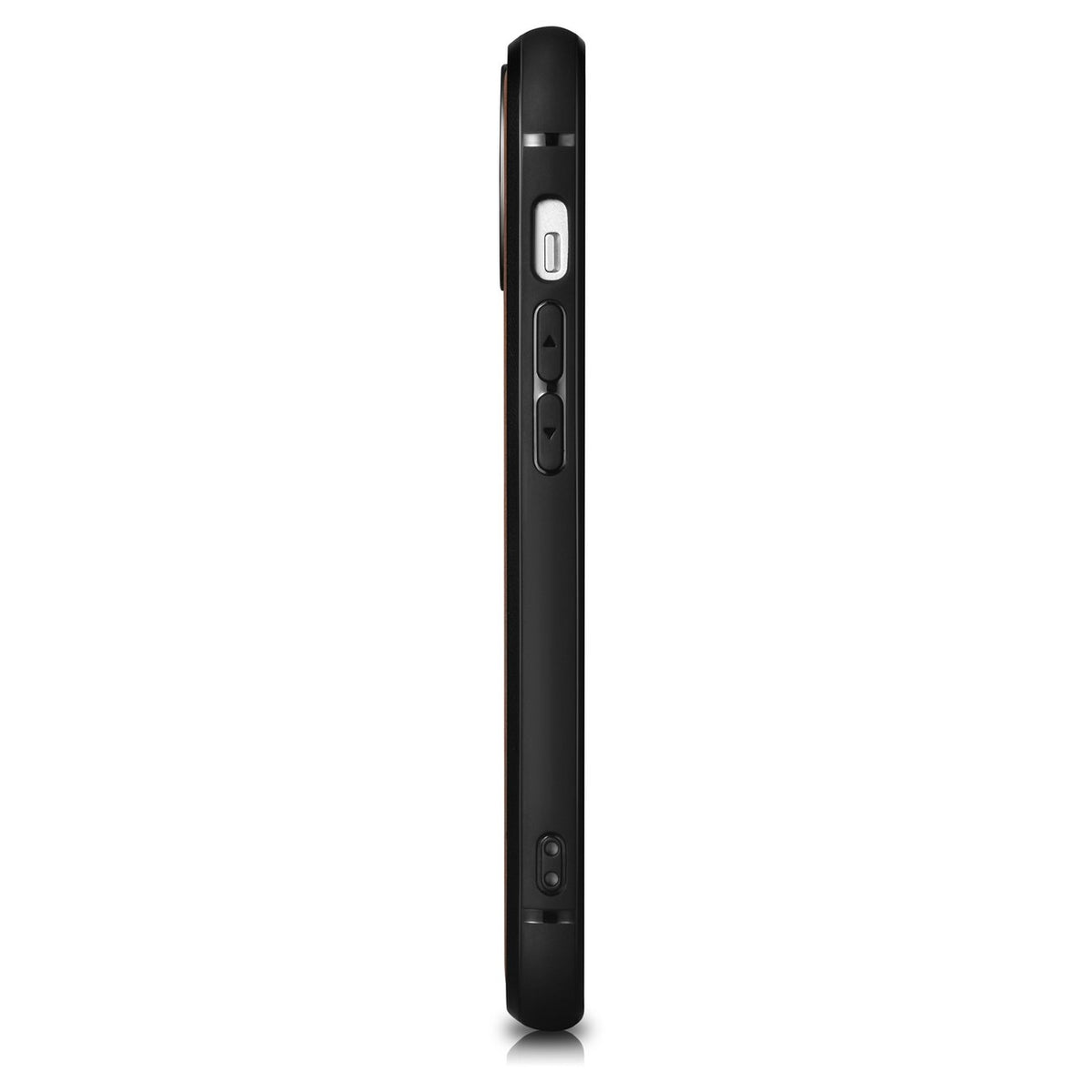iCarer natūralios odos MagSafe dėklas iPhone 14 Plus – rudas