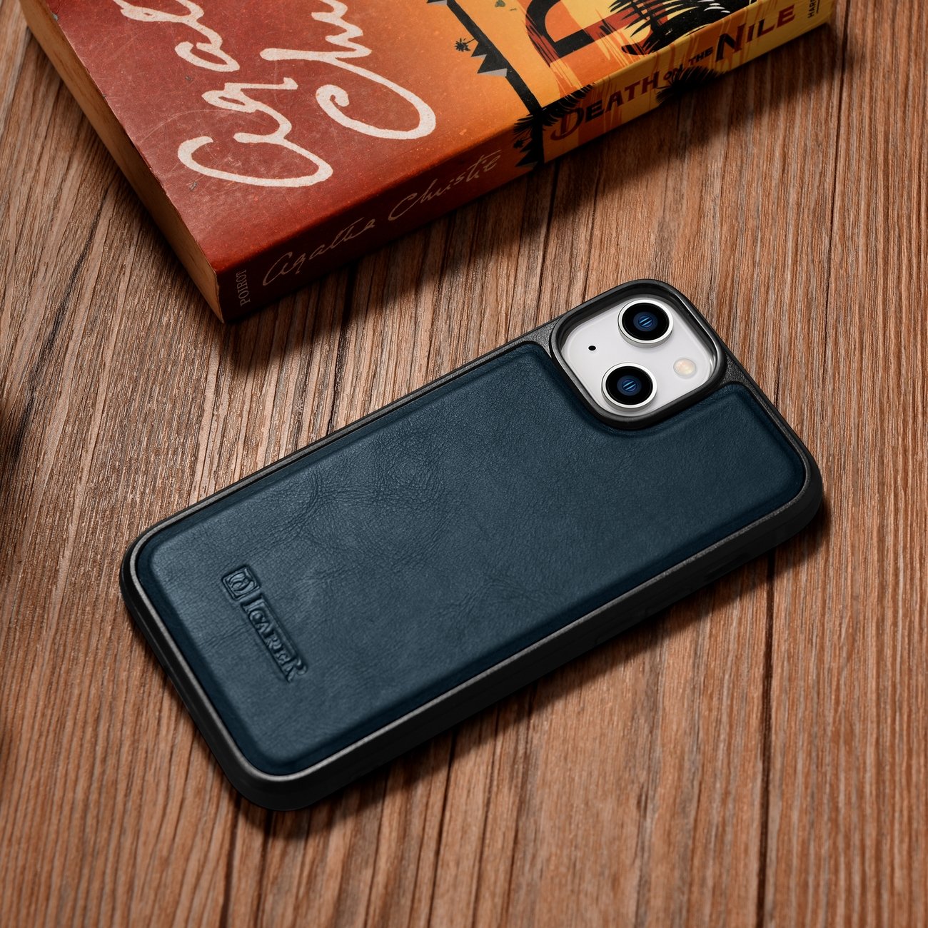 iCarer odinis dėklas iPhone 14 Plus – mėlynas