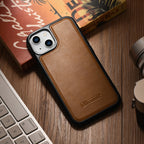 iCarer odinis dėklas iPhone 14 Plus – rudas