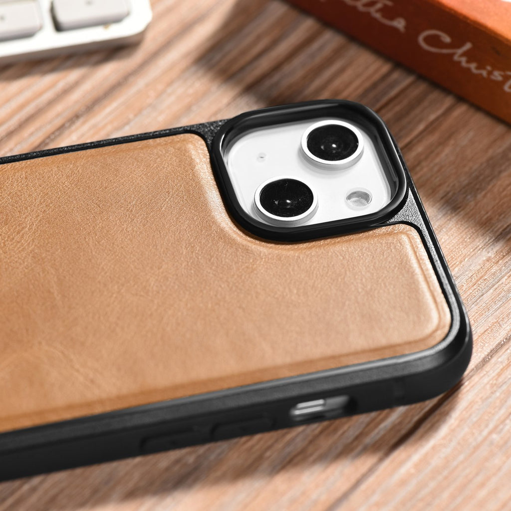 iCarer odinis dėklas iPhone 14 Plus – rudas