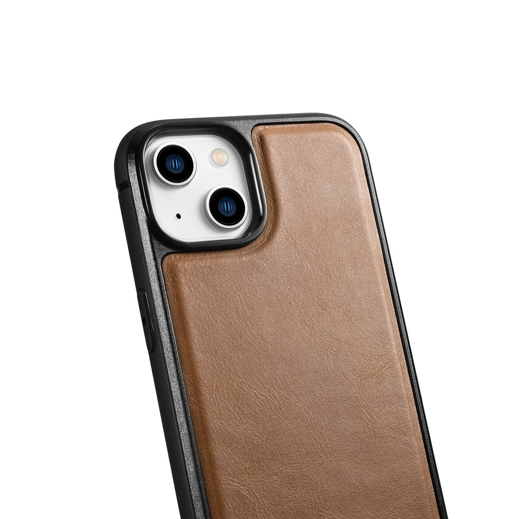 iCarer odinis dėklas iPhone 14 Plus – rudas