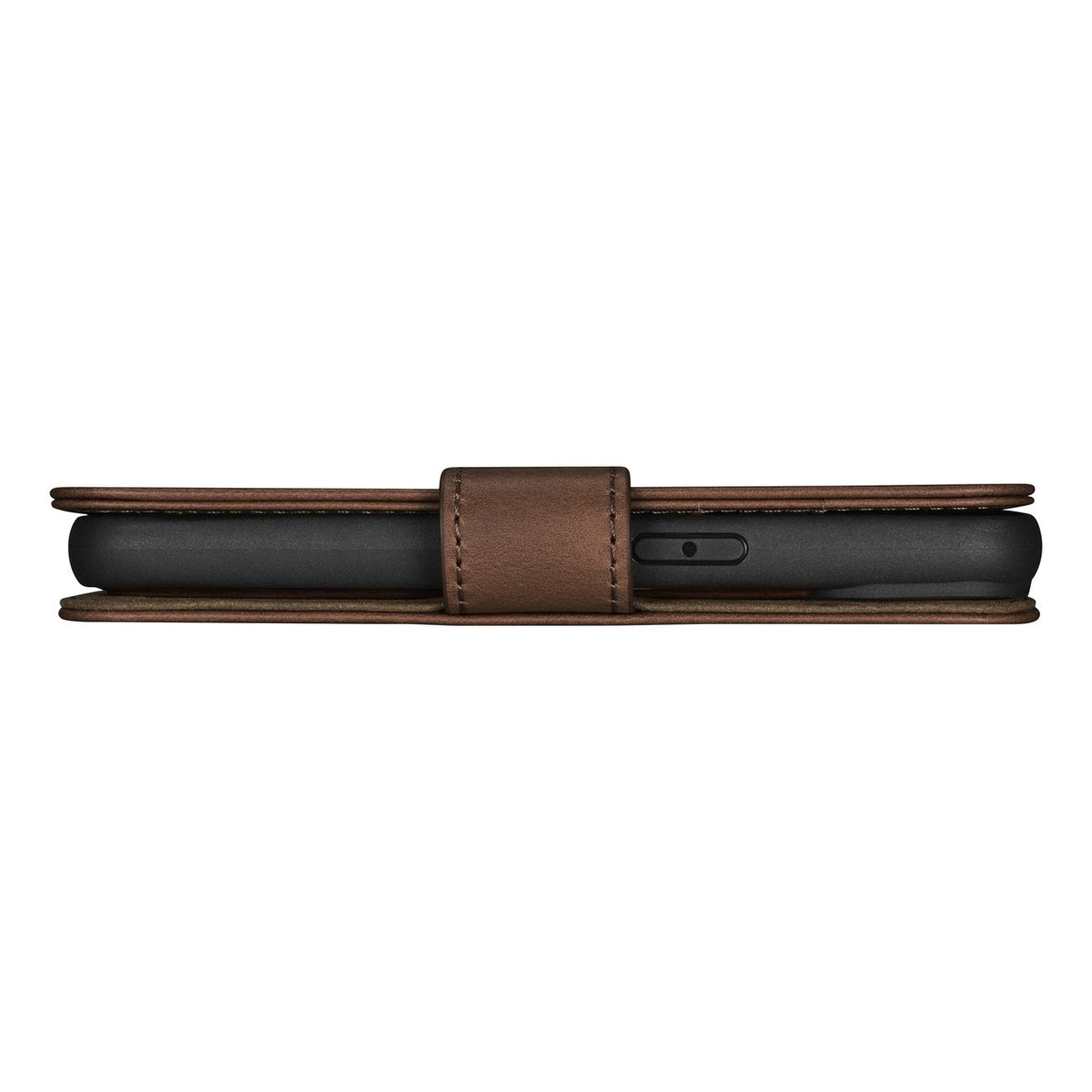 iCarer odinis Anti‑RFID dėklas iPhone 14 Plus – rudas