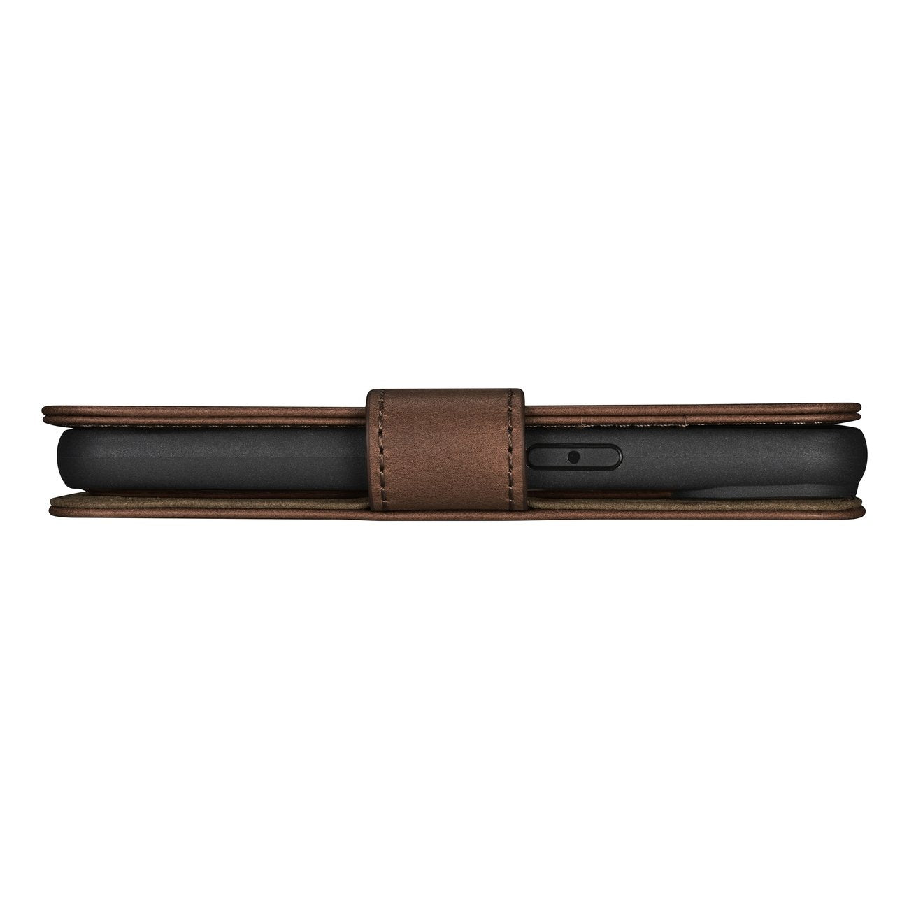 iCarer odinis Anti‑RFID dėklas iPhone 14 Plus – rudas