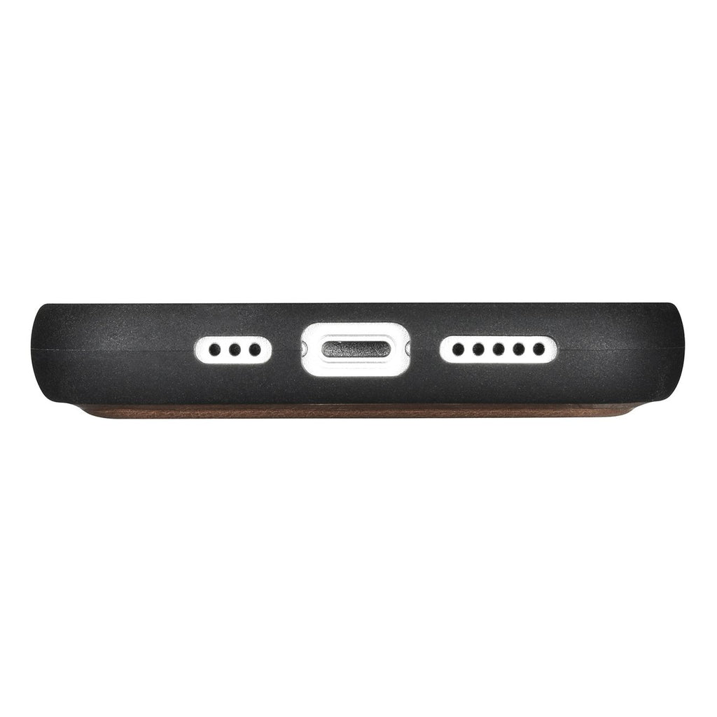 iCarer odinis Anti‑RFID dėklas iPhone 14 Plus – rudas