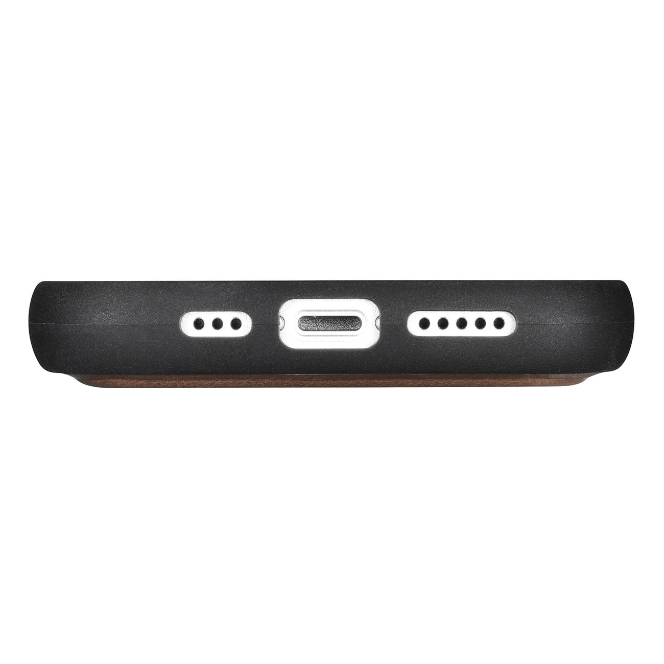 iCarer odinis Anti‑RFID dėklas iPhone 14 Plus – rudas