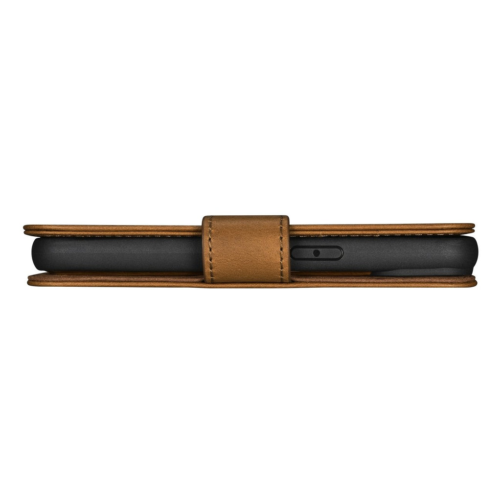 iCarer odinis 2in1 dėklas iPhone 14 Plus – rudas, RFID