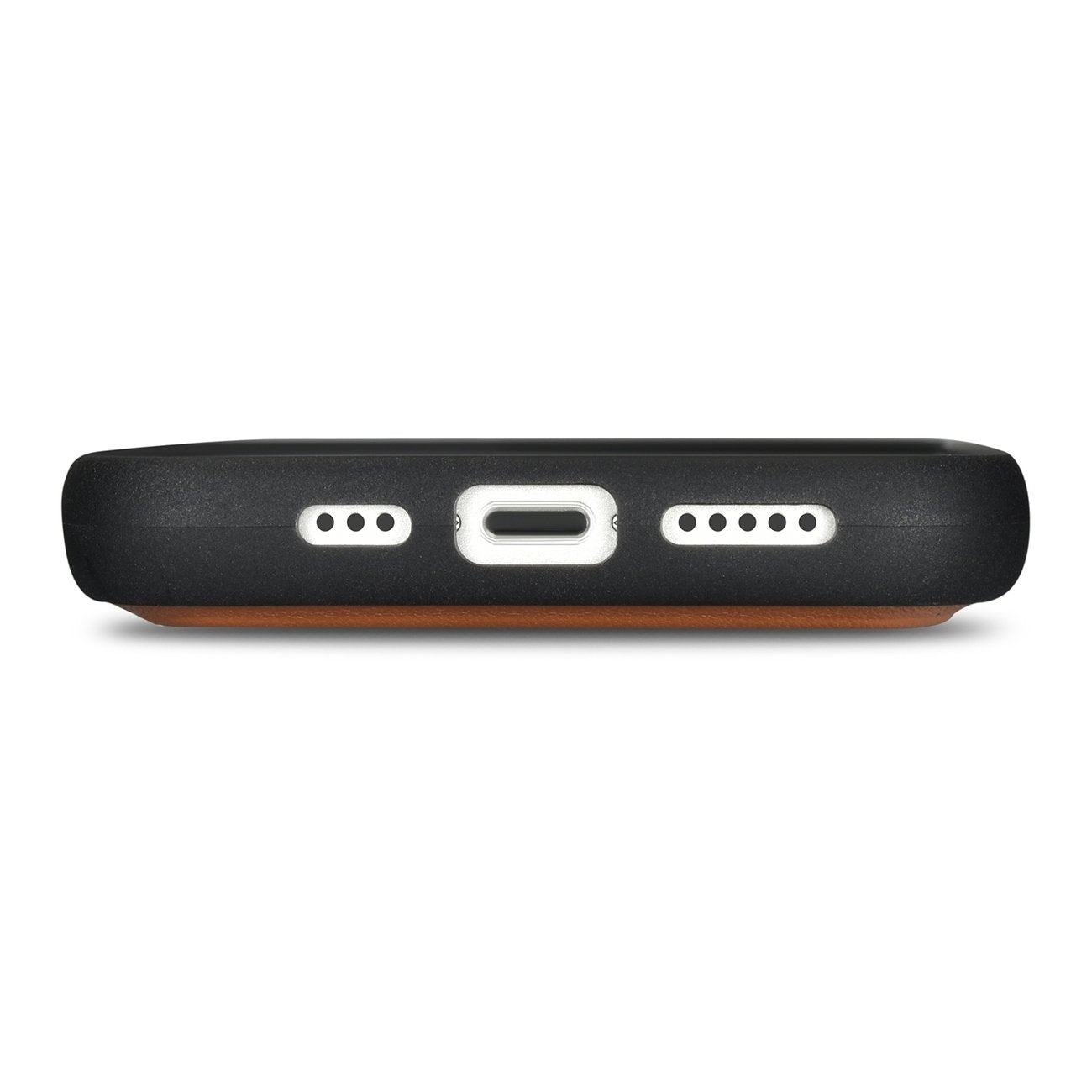 iCarer 2in1 odinis dėklas-piniginė iPhone 14 Pro – rudas