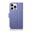 iCarer odinis piniginės tipo dėklas iPhone 14 Pro – violetinis