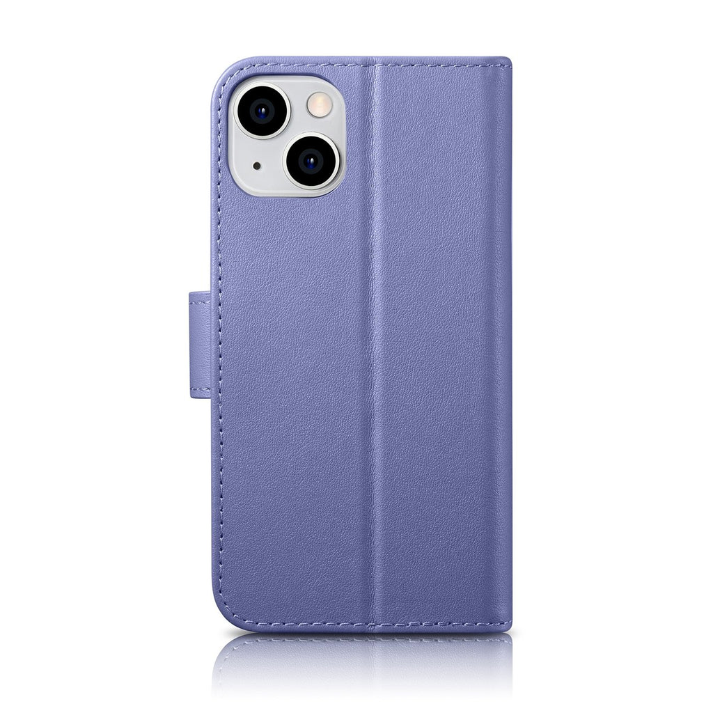 iCarer odinis anti-RFID dėklas iPhone 14 Plus – violetinis