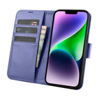 iCarer odinis anti-RFID dėklas iPhone 14 Plus – violetinis