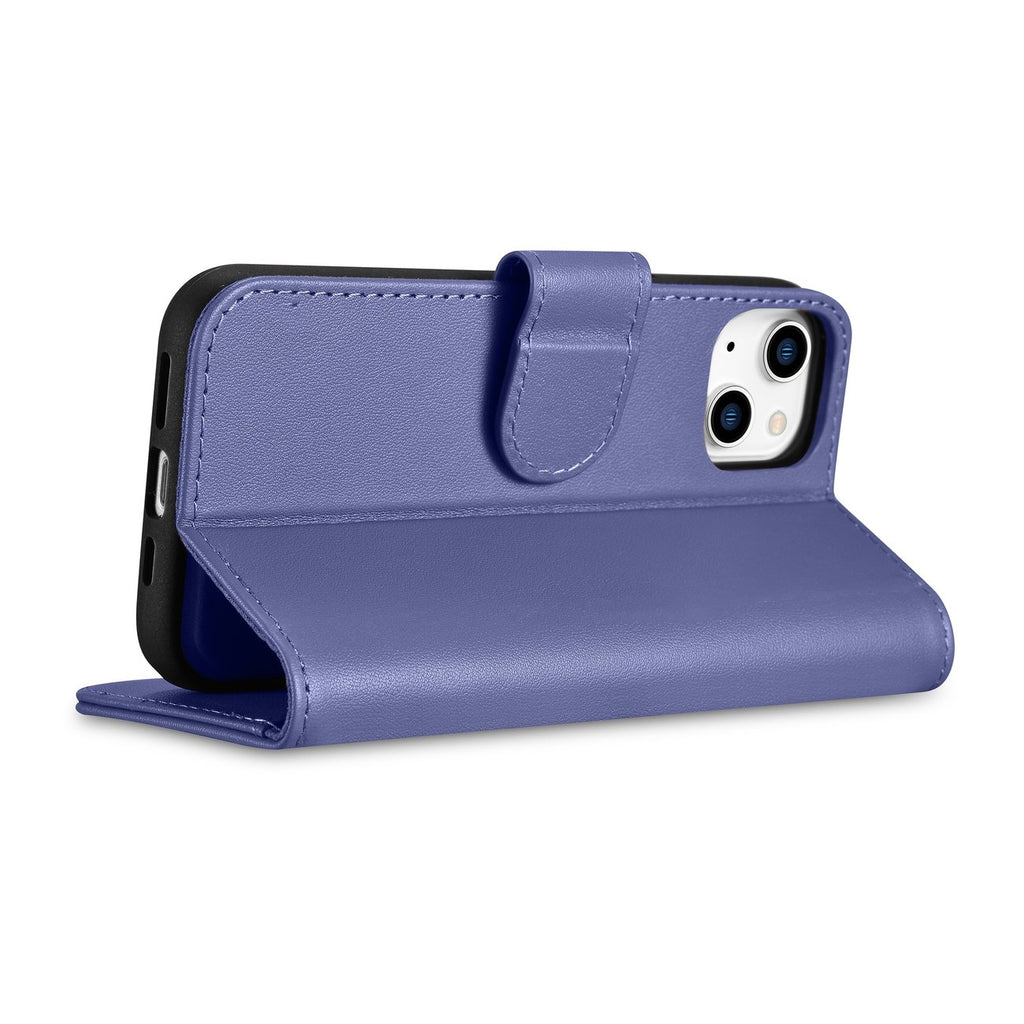 iCarer odinis anti-RFID dėklas iPhone 14 Plus – violetinis