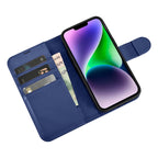 iCarer odinis Anti-RFID dėklas iPhone 14 Plus – mėlynas